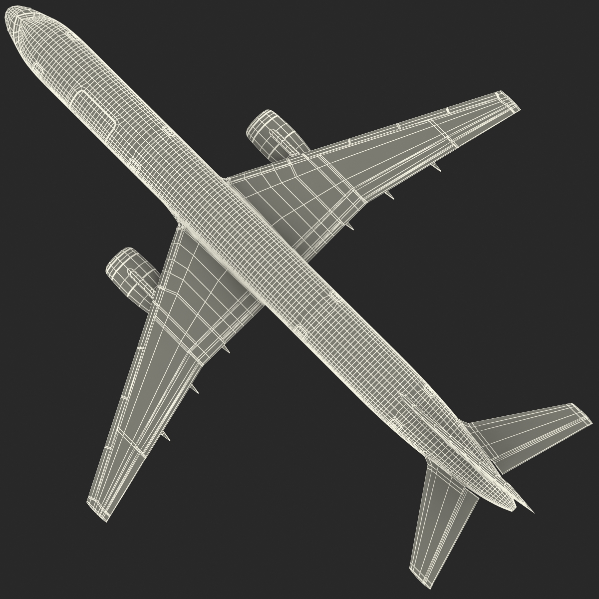 3D model Boeing 757 200F American Airlines Rigged