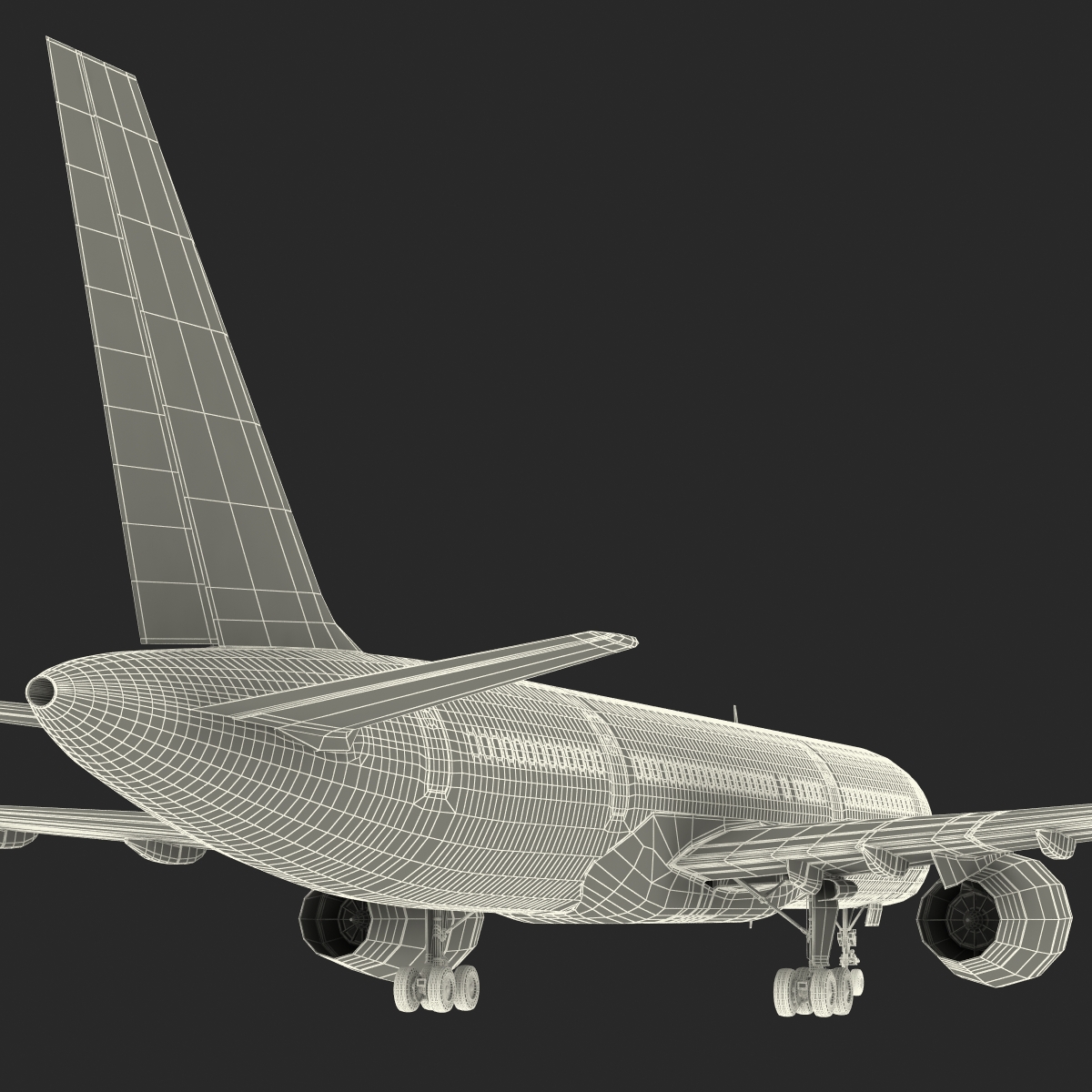 3D model Boeing 757 200F American Airlines Rigged