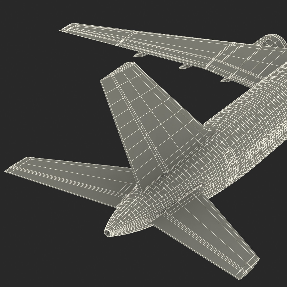 3D model Boeing 757 200F American Airlines Rigged