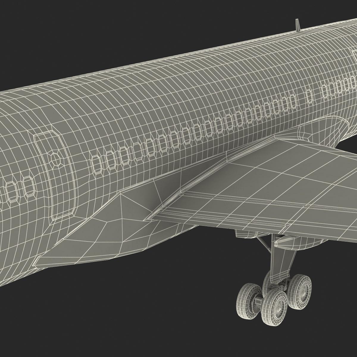 3D model Boeing 757 200F American Airlines Rigged