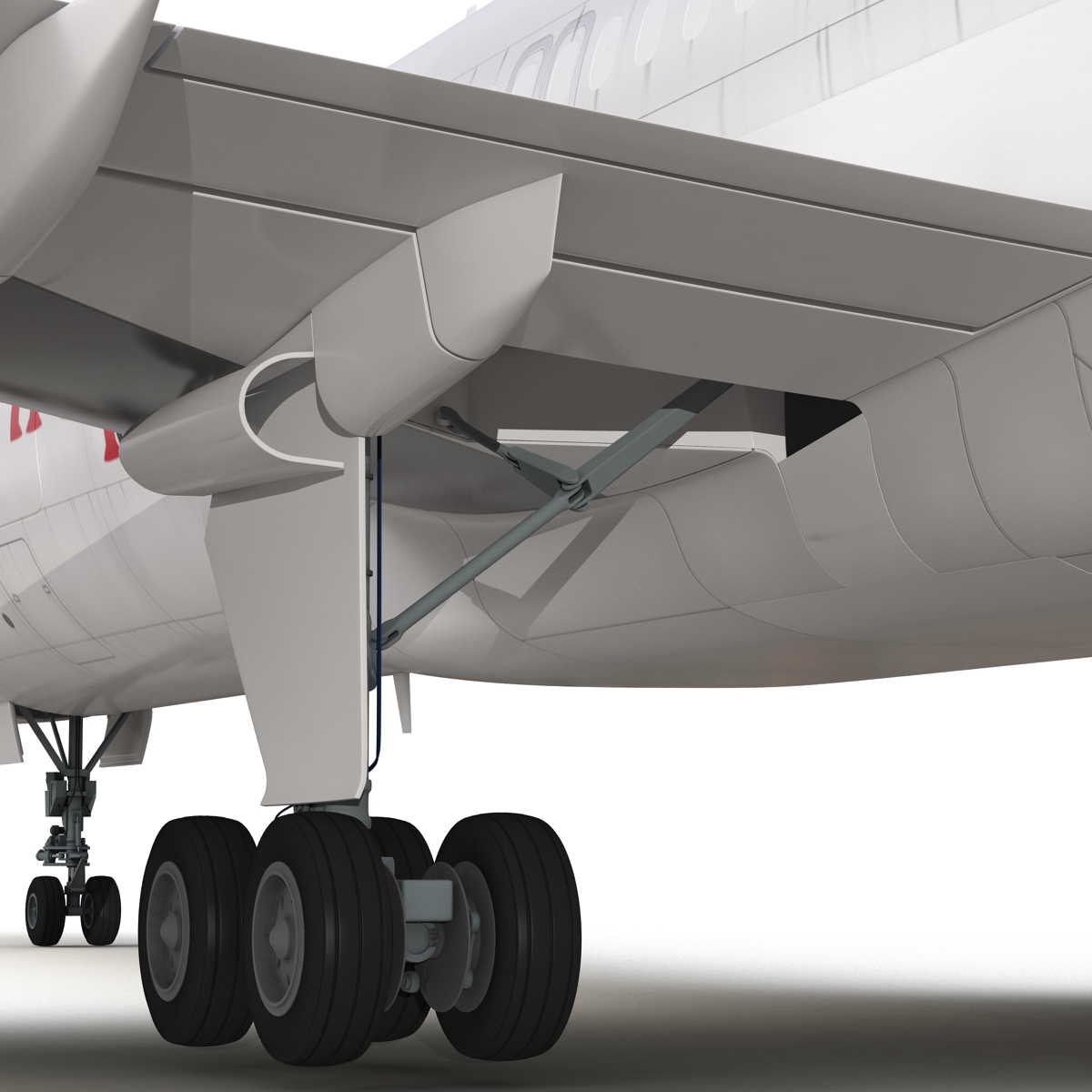 3D Boeing 757 200F Ethiopian Airlines Rigged