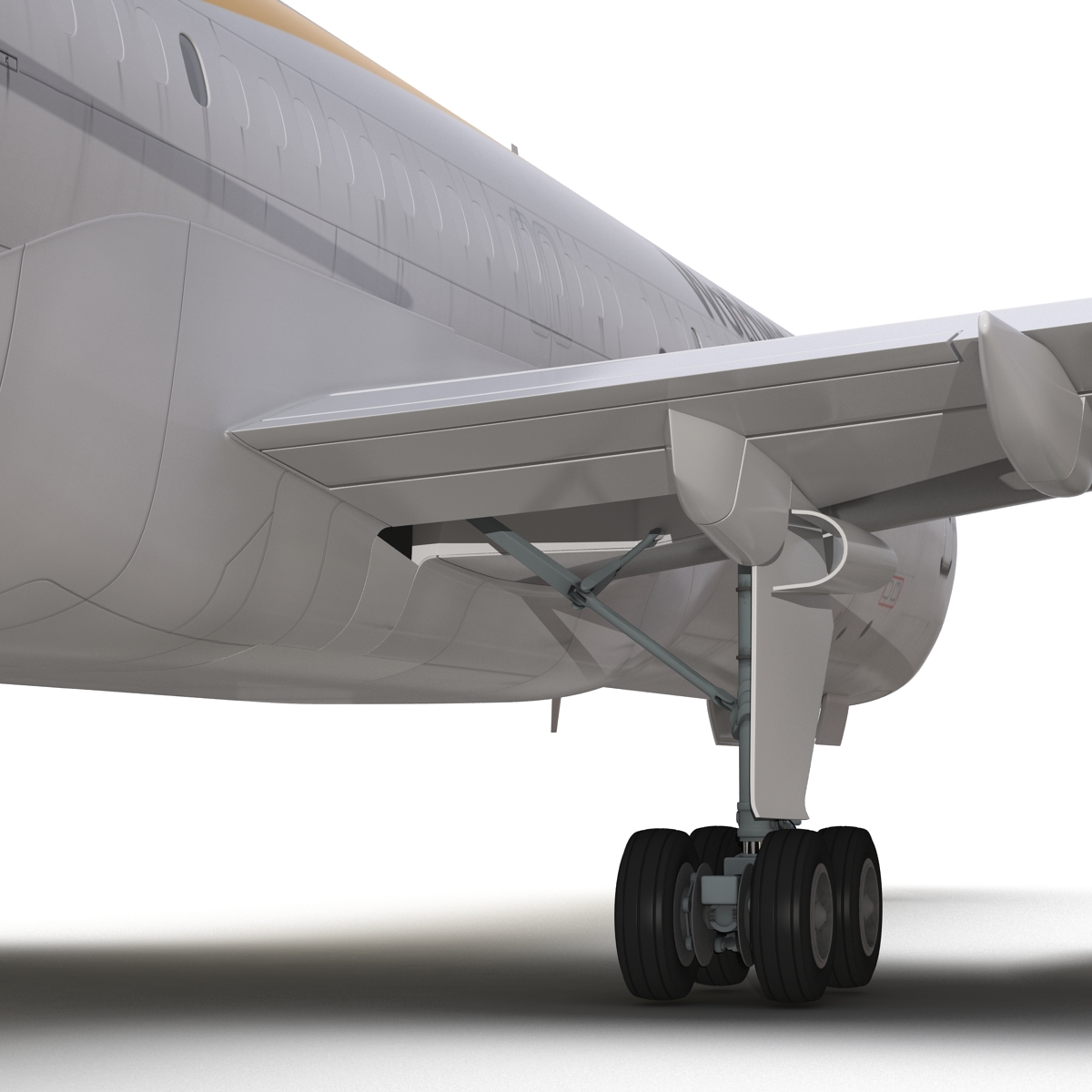 3D model Boeing 757 200F UPS Airlines Rigged