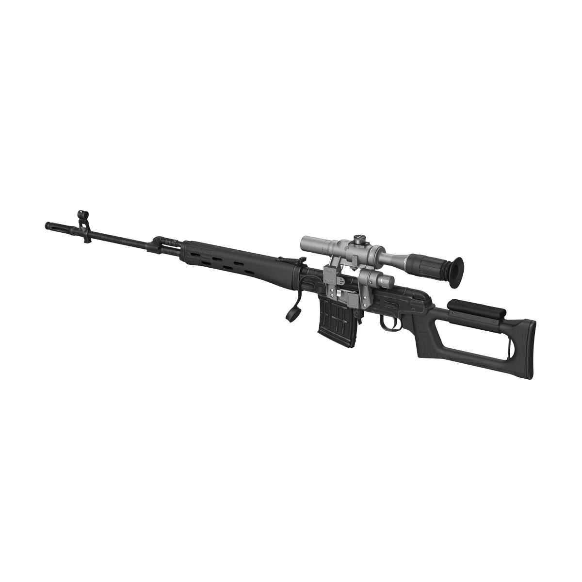 3D model Dragunov Sniper Rifle SVD