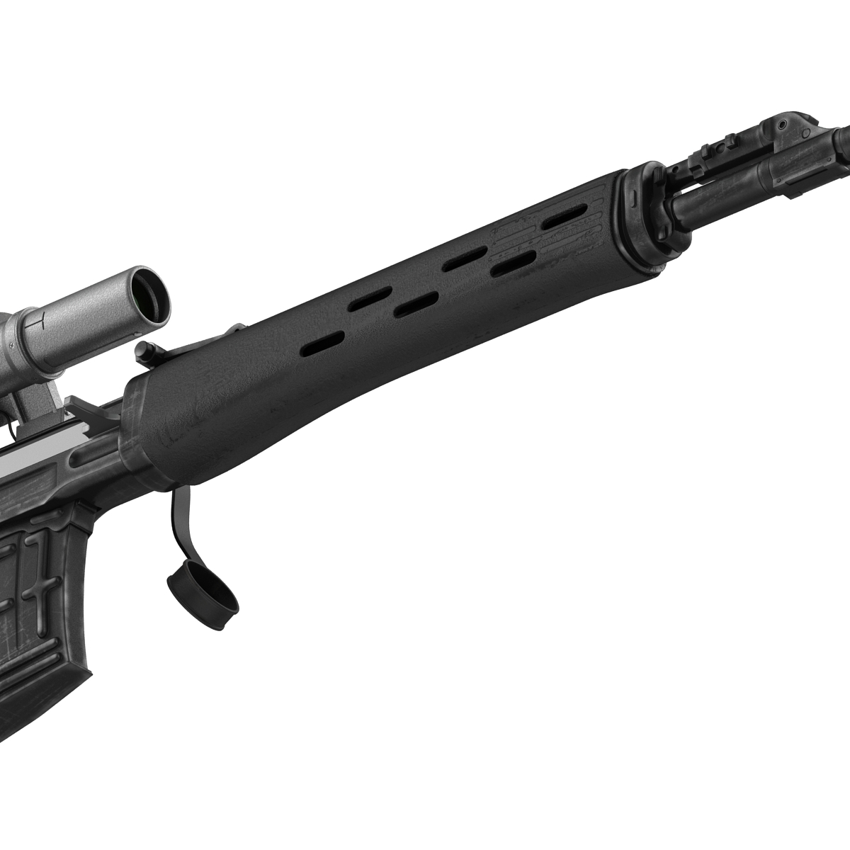 3D model Dragunov Sniper Rifle SVD