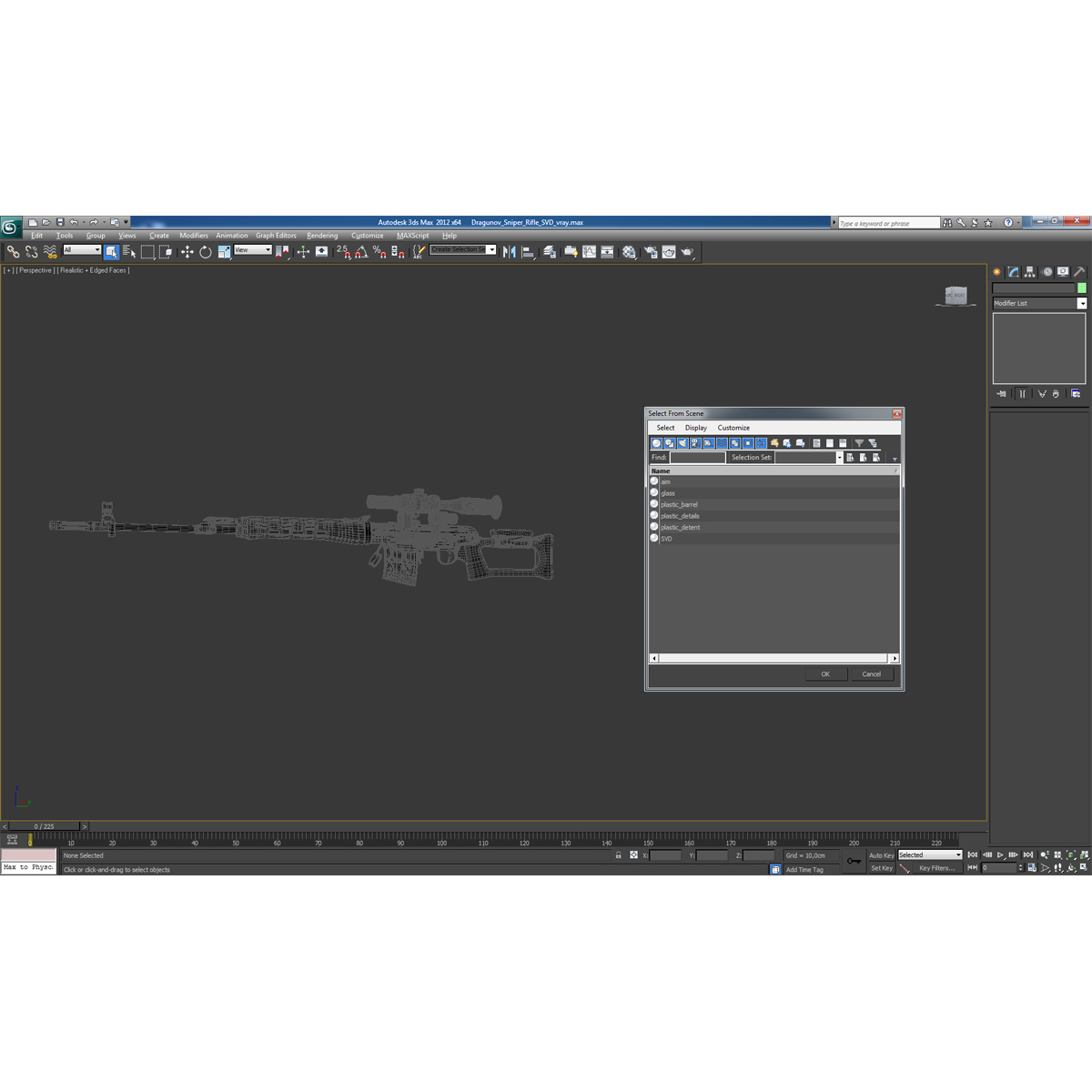 3D model Dragunov Sniper Rifle SVD