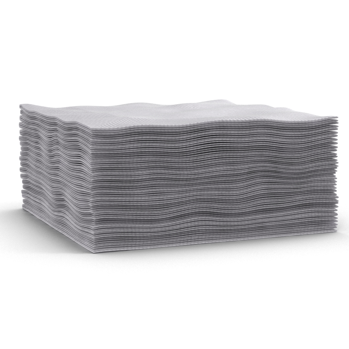 Cocktail Napkins White 3D