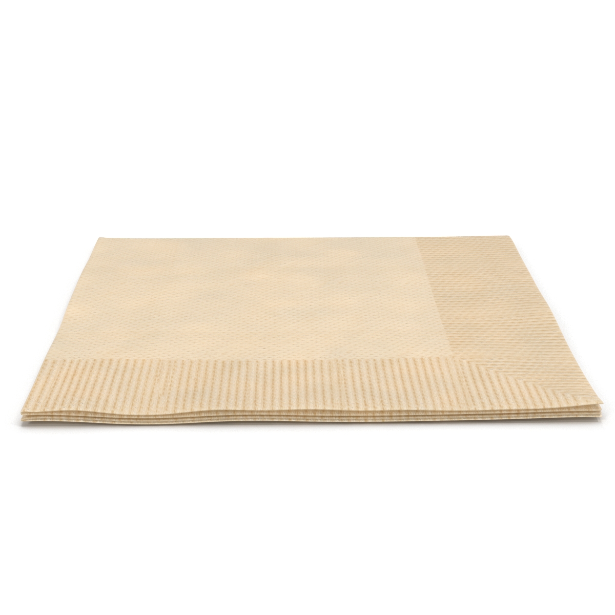 3D Beverage Napkin Brown