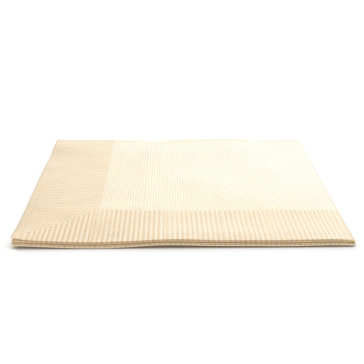 3D Beverage Napkin Brown