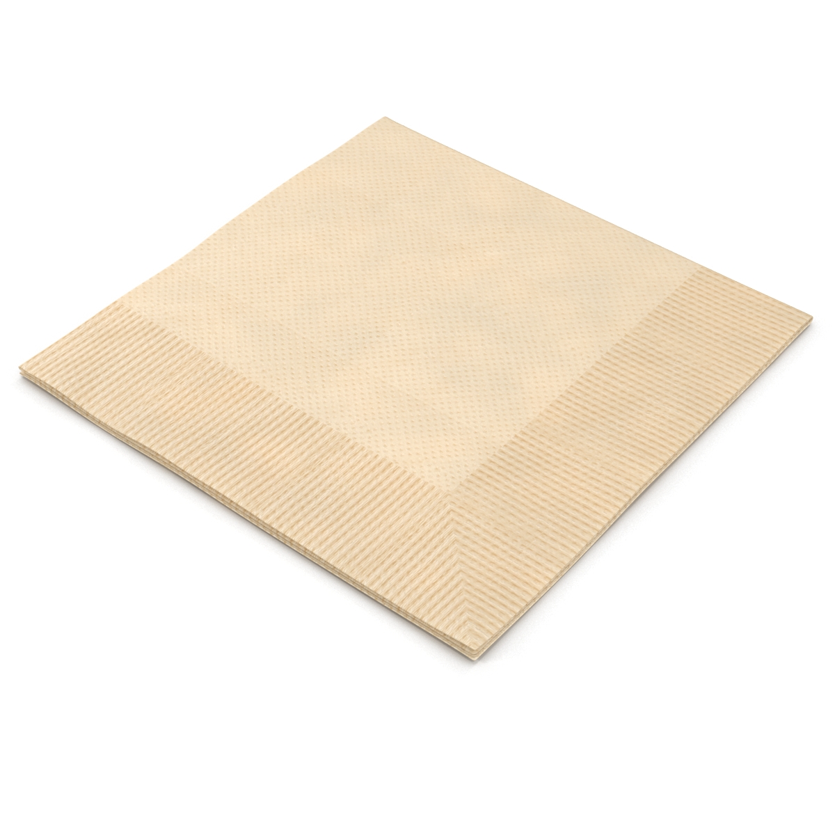 3D Beverage Napkin Brown