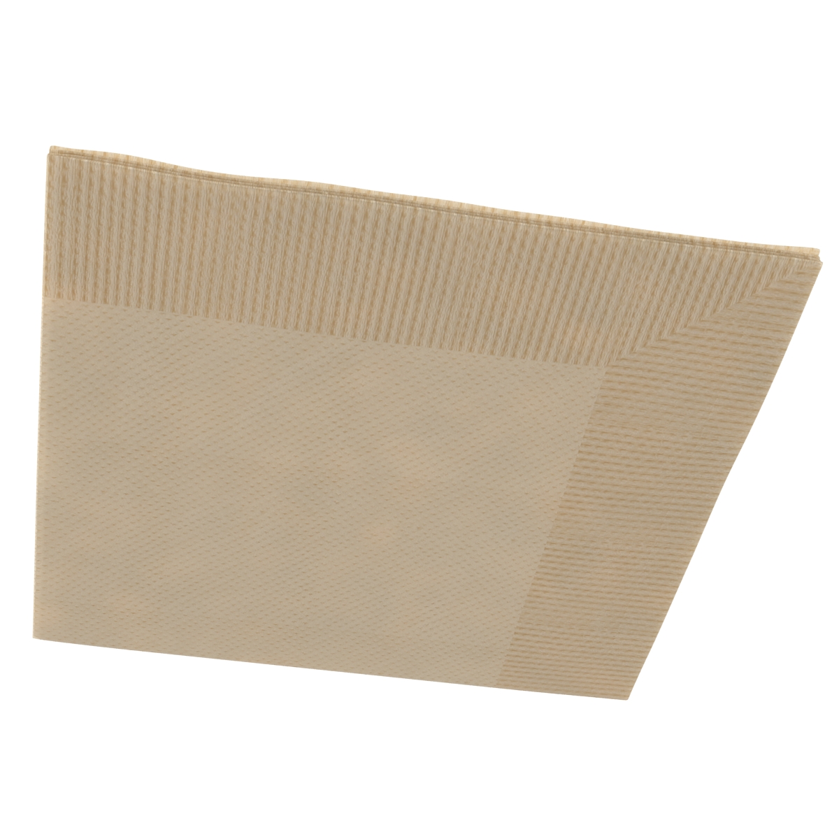 3D Beverage Napkin Brown