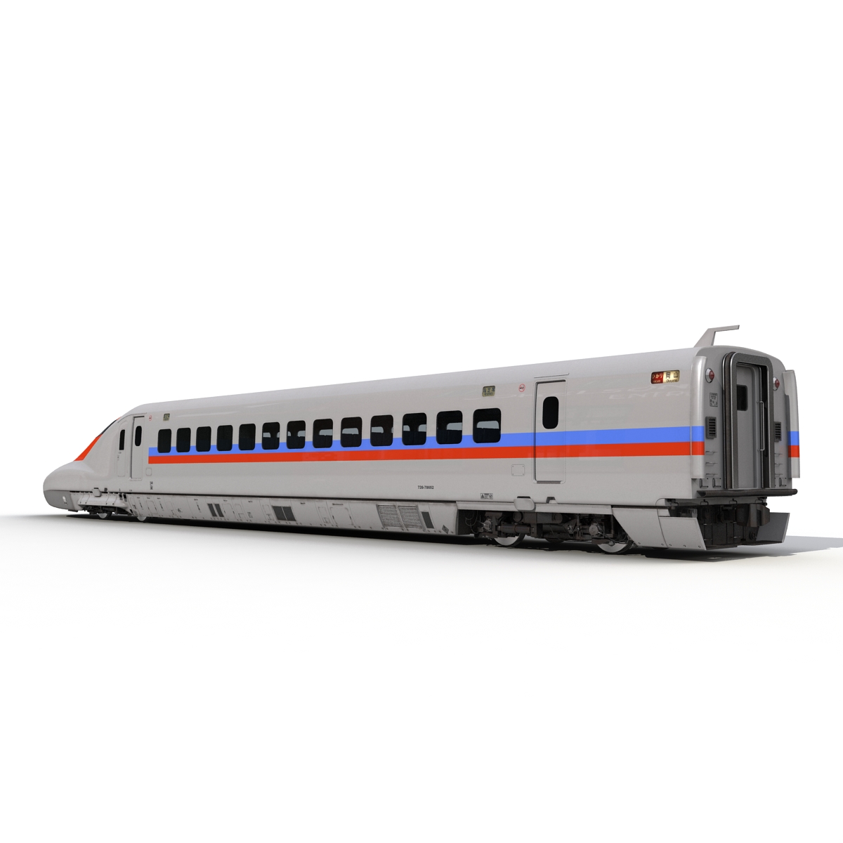 3D model Speed Train Locomotive Generic