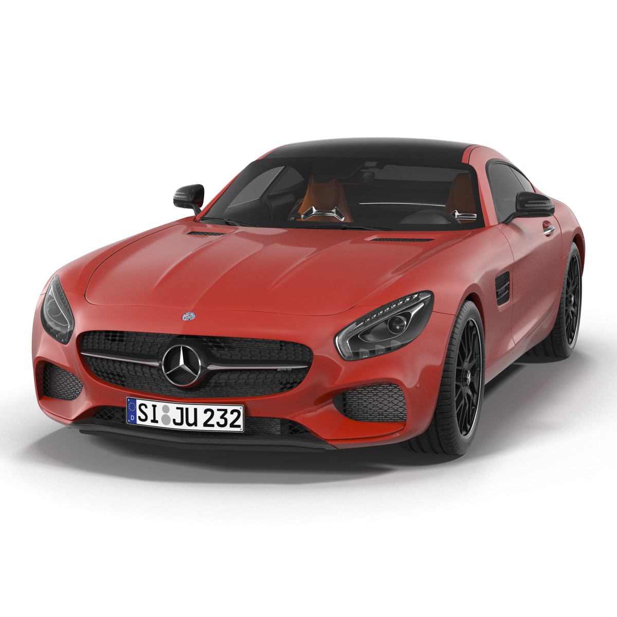 Mercedes Benz AMG GT 2016 Rigged 3D