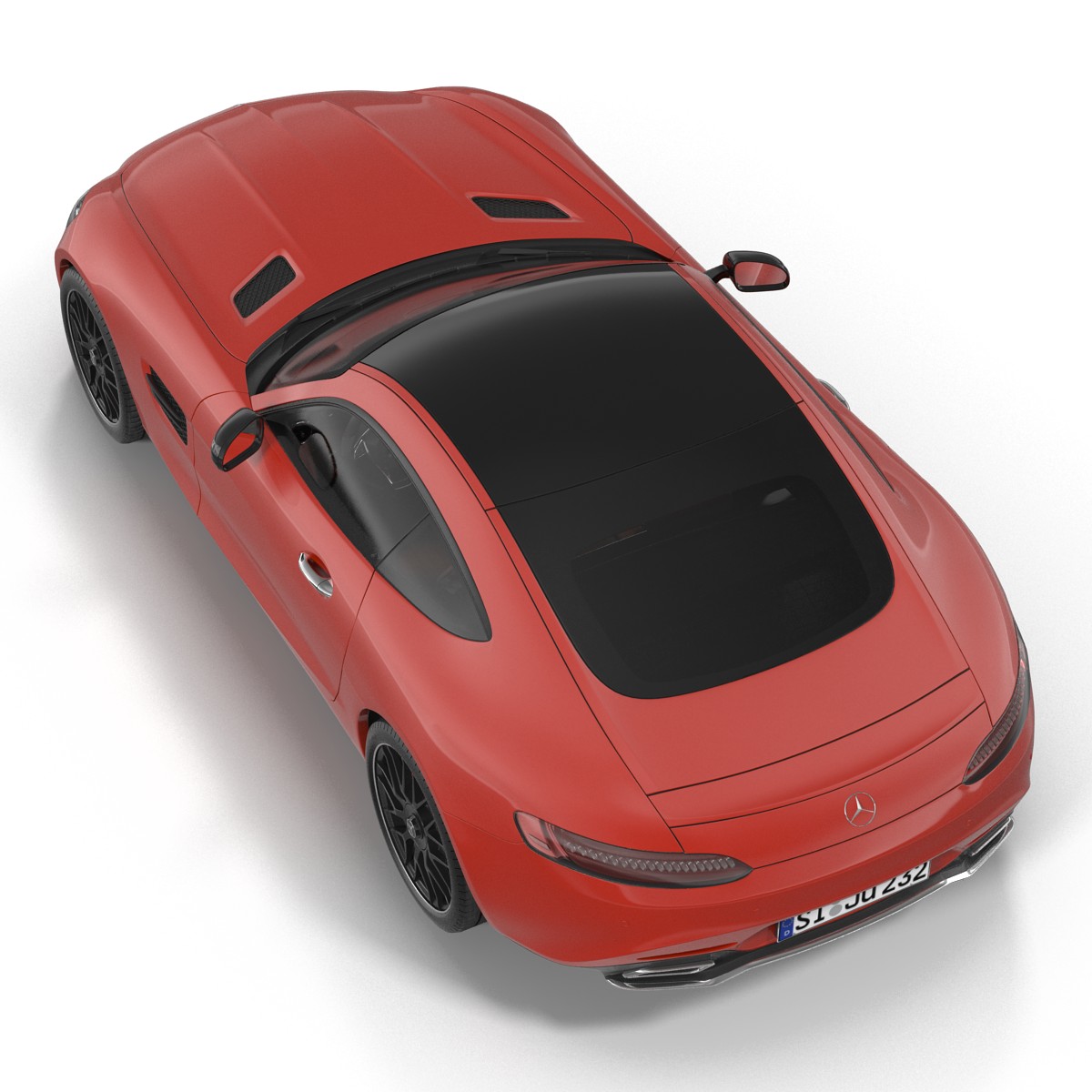 Mercedes Benz AMG GT 2016 Rigged 3D