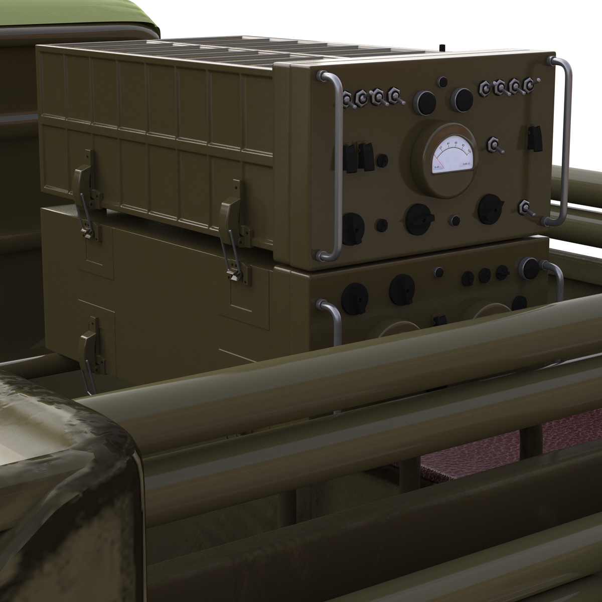 3D Military Jeep Car Willys M38 model