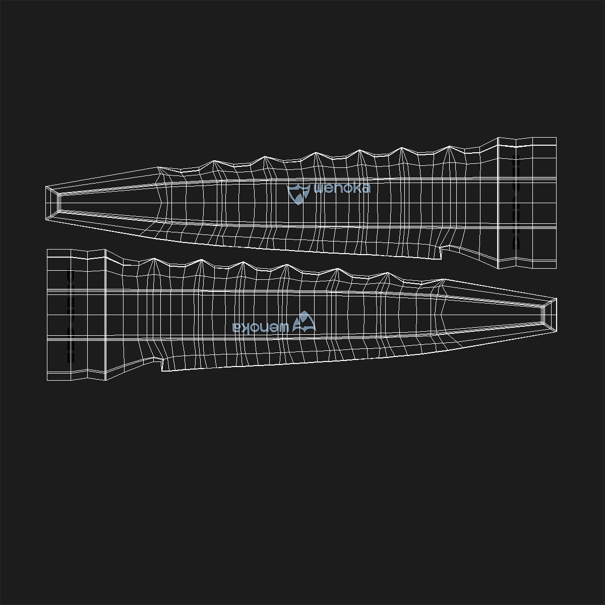 3D Dive Knife Generic model