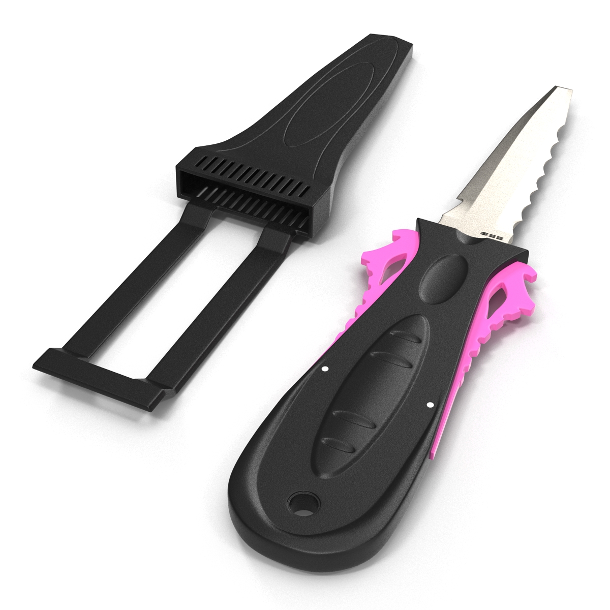 Dive Knife Generic Set 3D