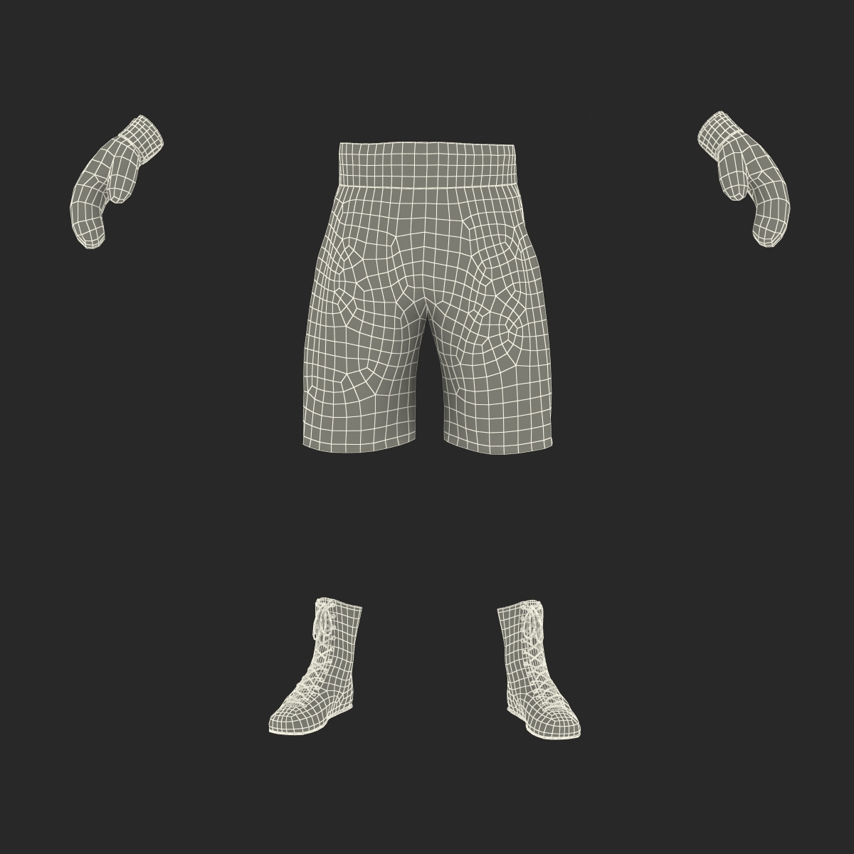 3D Boxing Gear 2 model