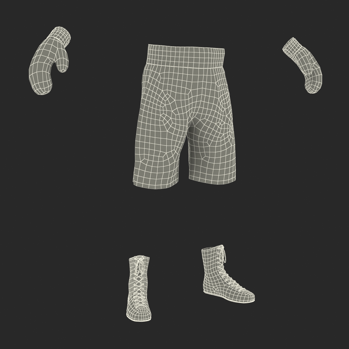 3D Boxing Gear 2 model