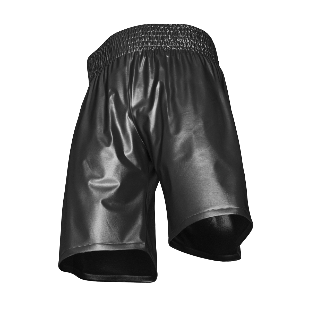 Boxing Trunks Black 3D model