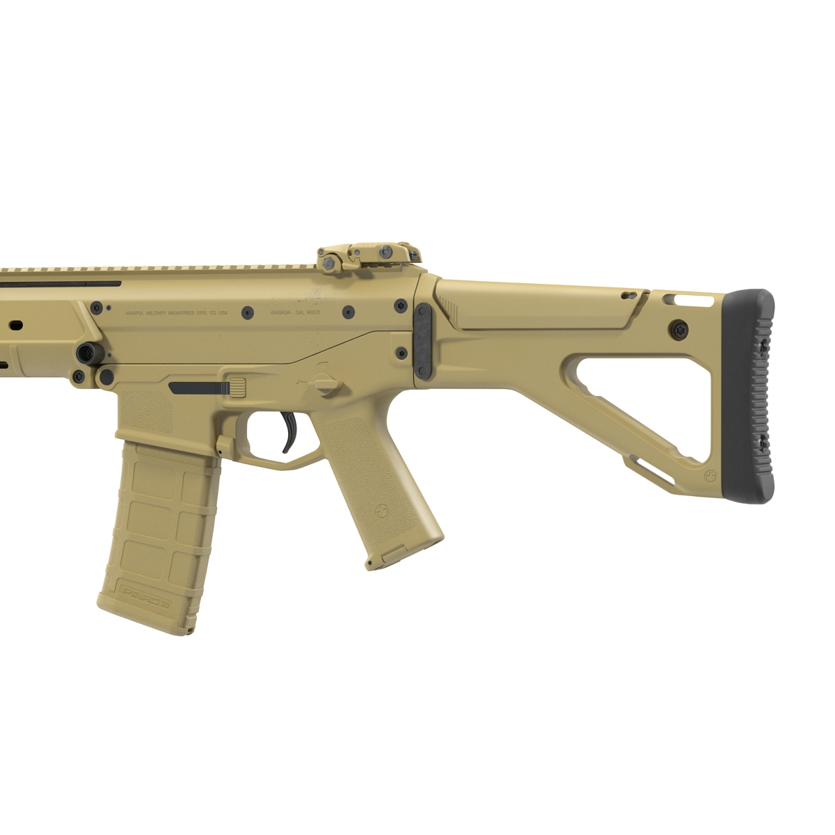 Adaptive Combat Rifle Bushmaster ACR Coyote Brown 3D model