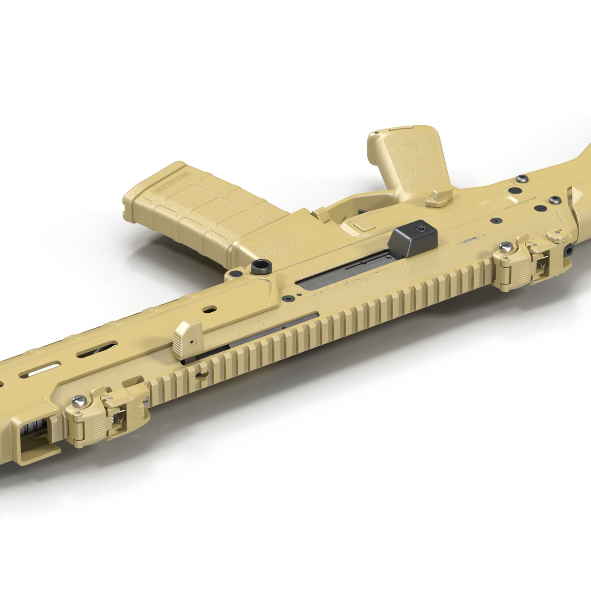 Adaptive Combat Rifle Bushmaster ACR Coyote Brown 3D model