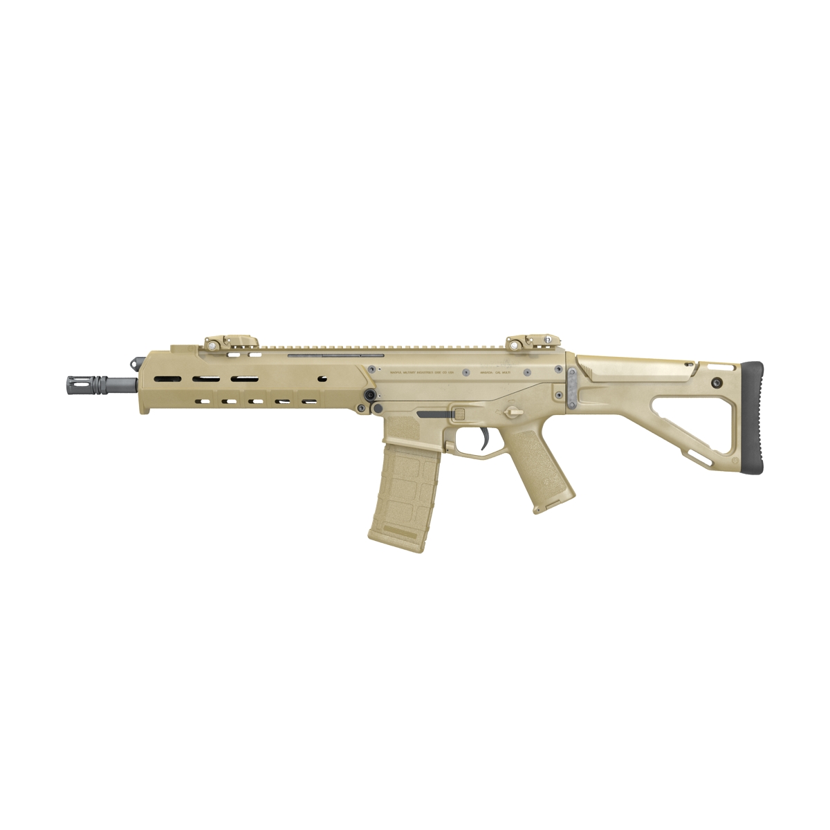 Adaptive Combat Rifle Carbine Coyote Brown 3D