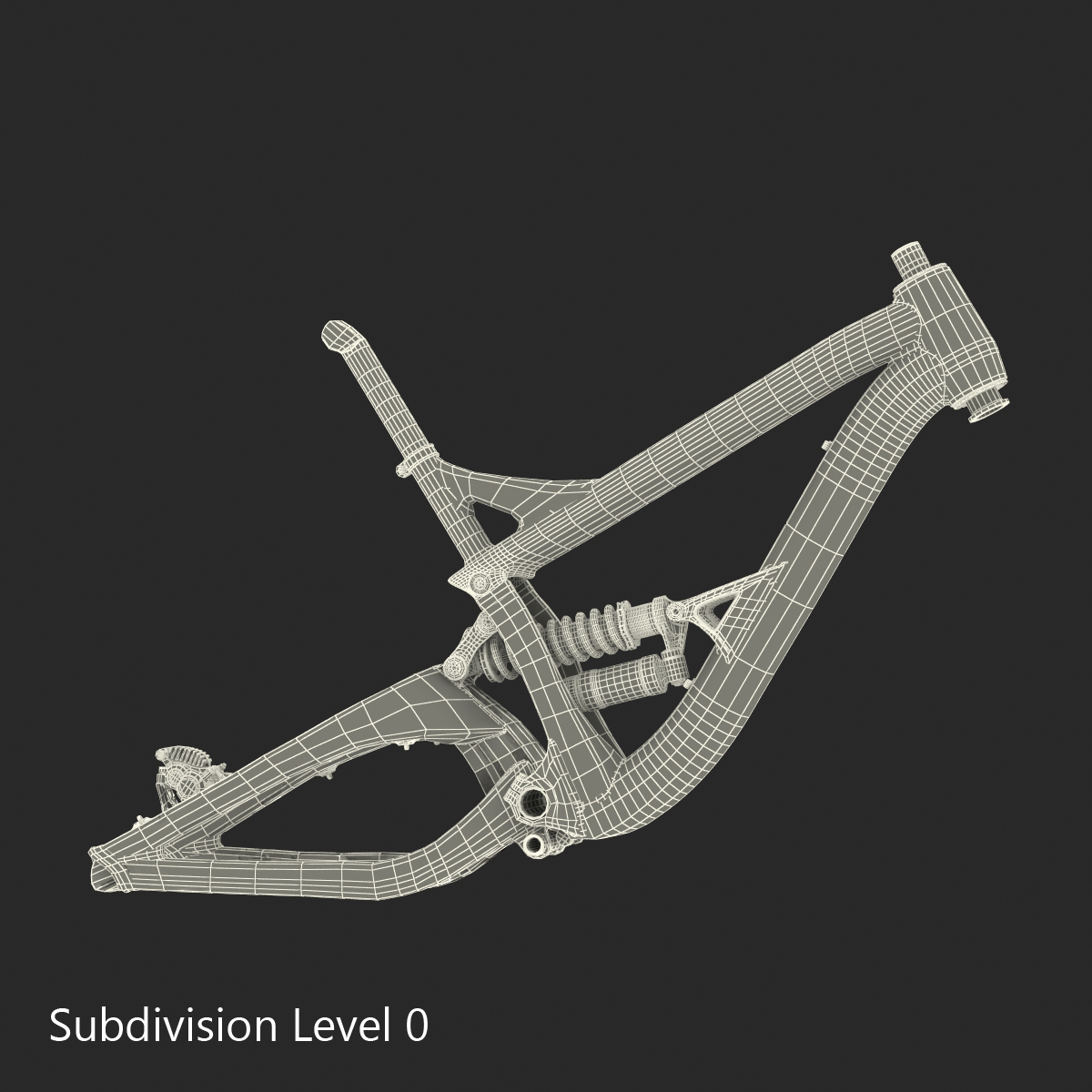 Mountain Bike Frame 3D model