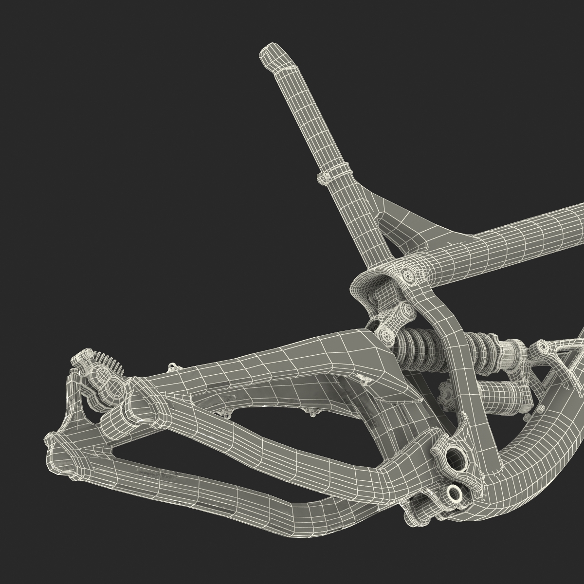 Mountain Bike Frame 3D model