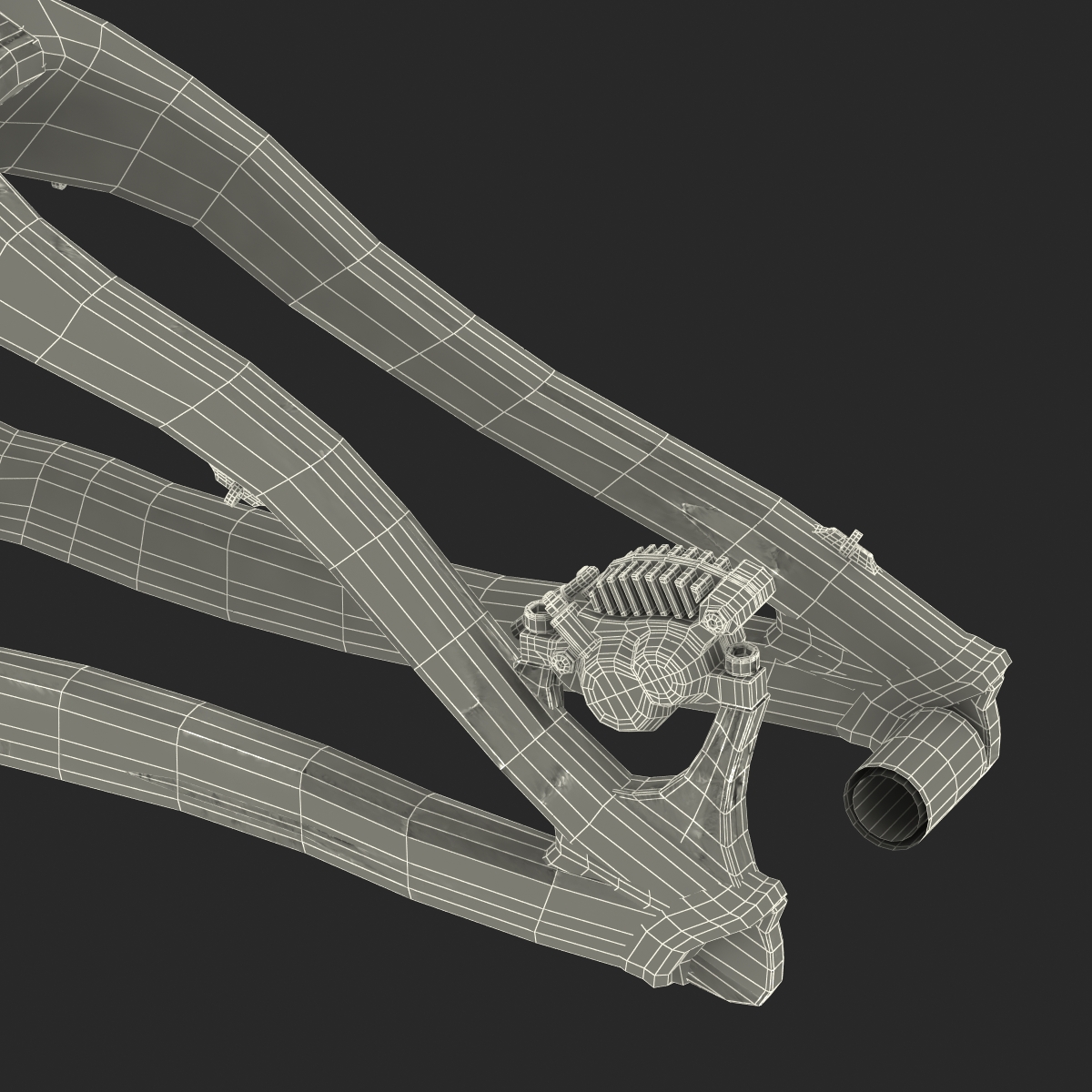 Mountain Bike Frame 3D model