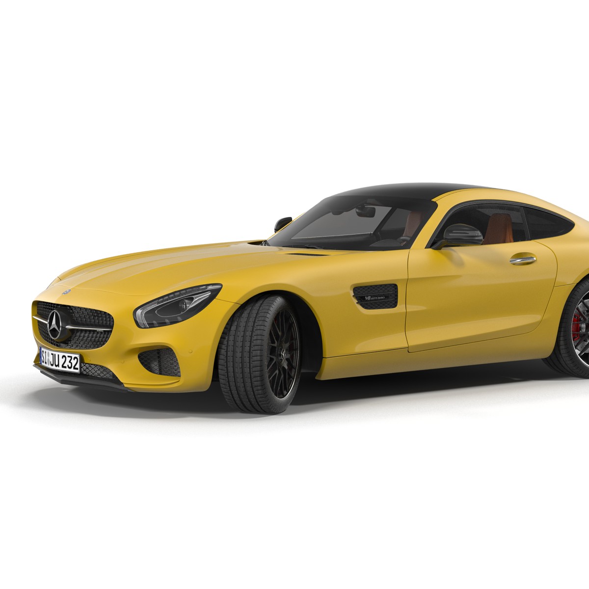 3D model Mercedes Benz AMG GT 2016