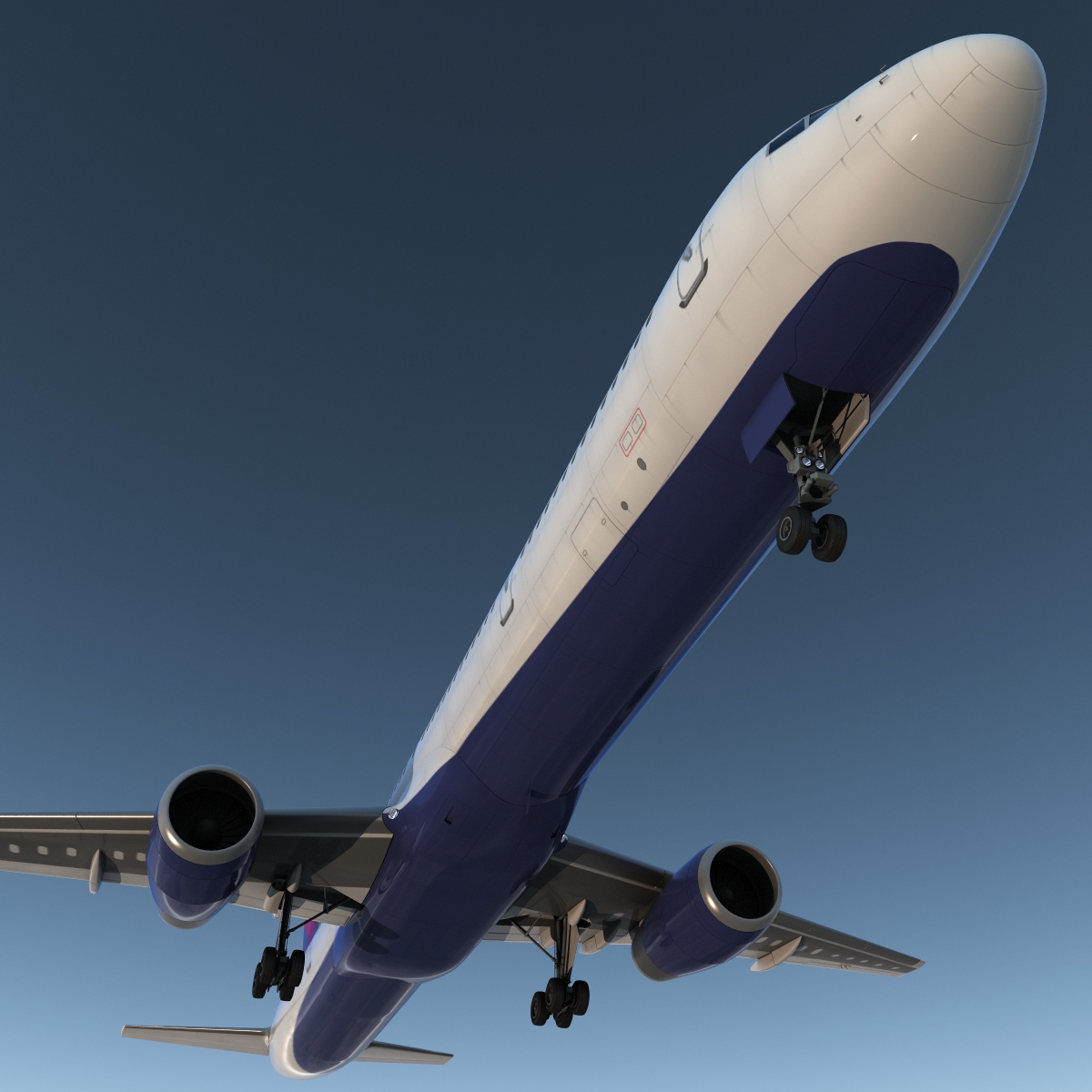 3D model Boeing 757 300 Delta Air Lines