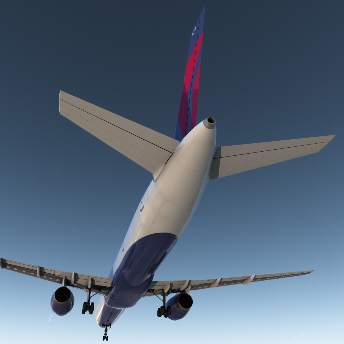 3D model Boeing 757 300 Delta Air Lines