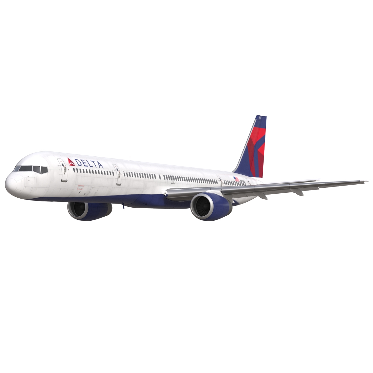 3D model Boeing 757 300 Delta Air Lines