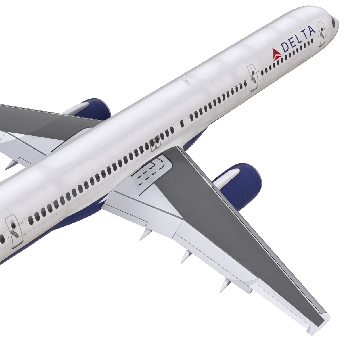 3D model Boeing 757 300 Delta Air Lines