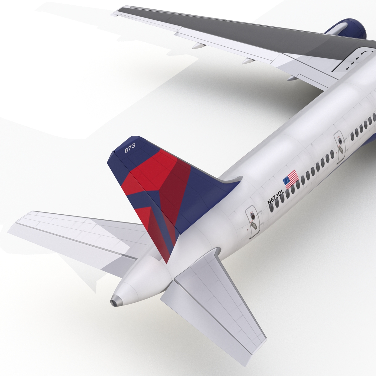 3D model Boeing 757 300 Delta Air Lines