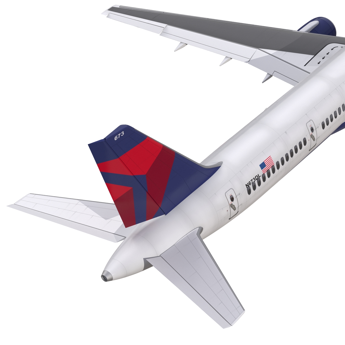 3D model Boeing 757 300 Delta Air Lines