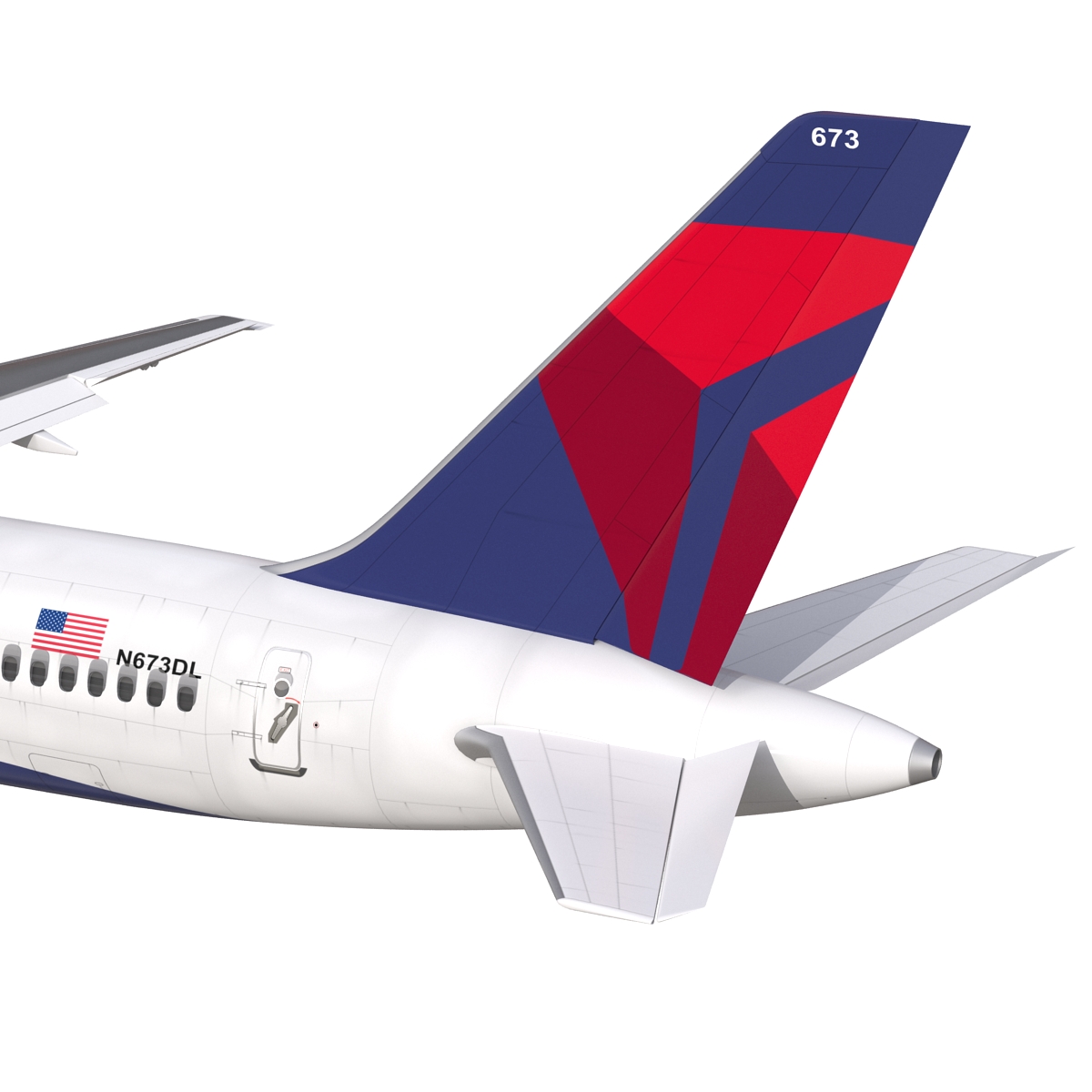 3D model Boeing 757 300 Delta Air Lines