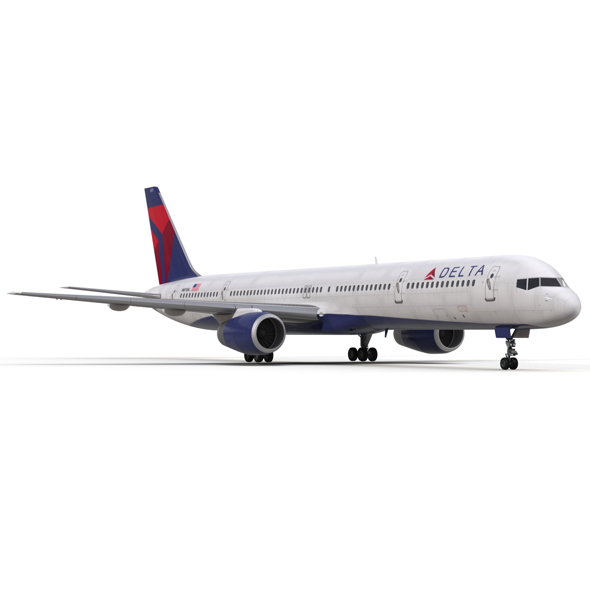 3D model Boeing 757 300 Delta Air Lines