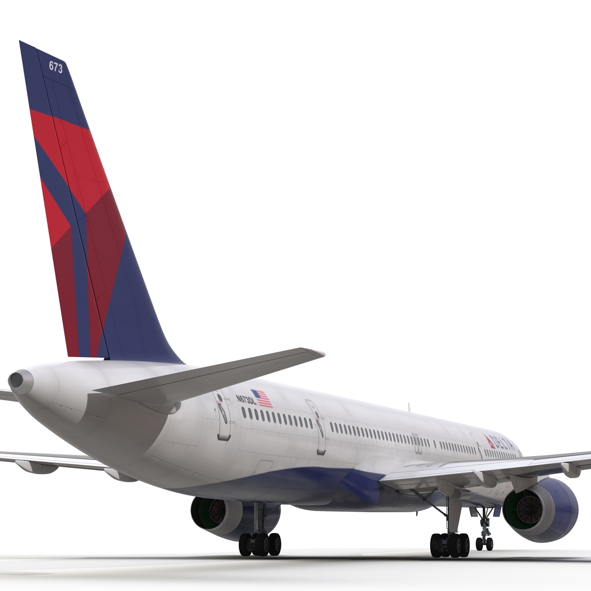 3D model Boeing 757 300 Delta Air Lines