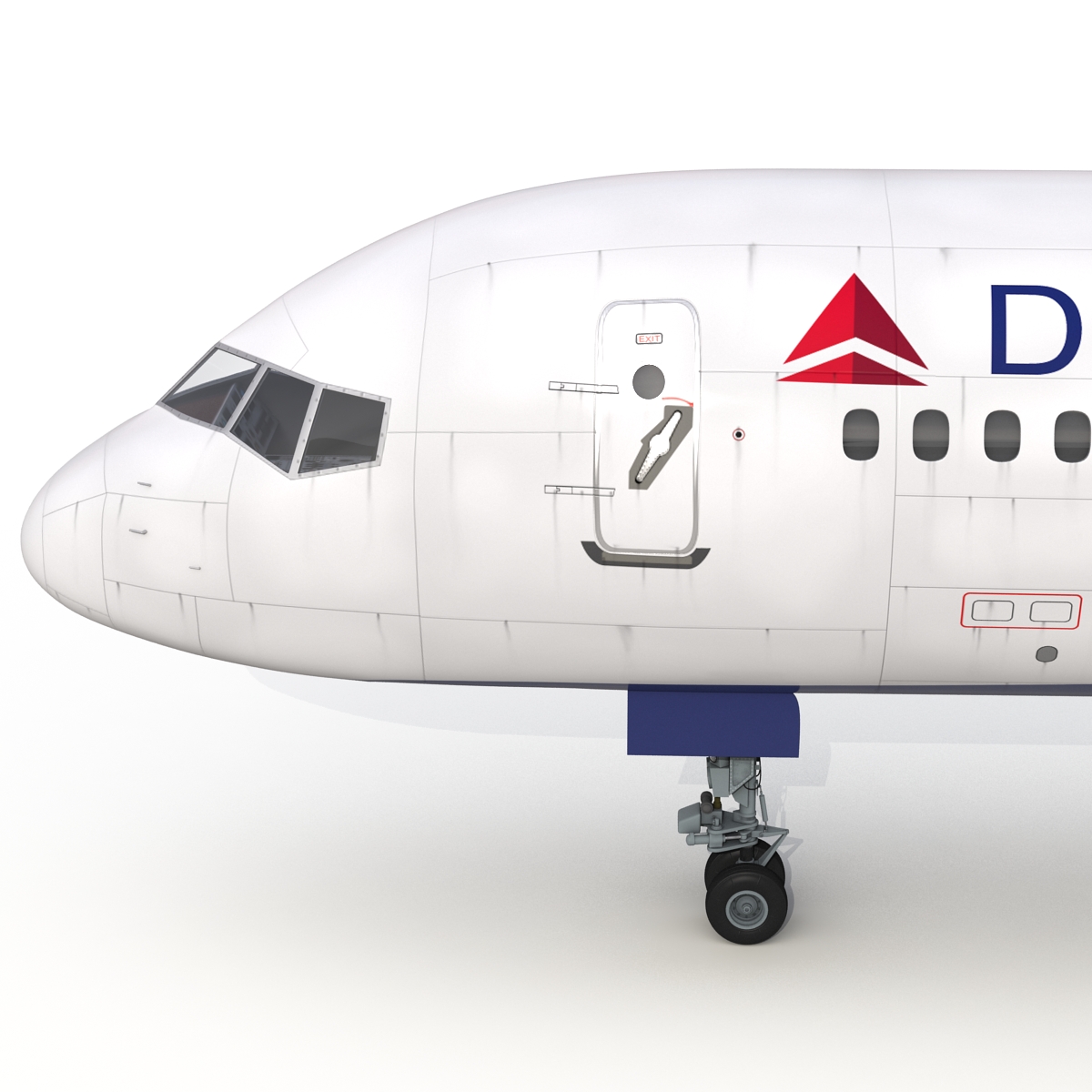 3D model Boeing 757 300 Delta Air Lines