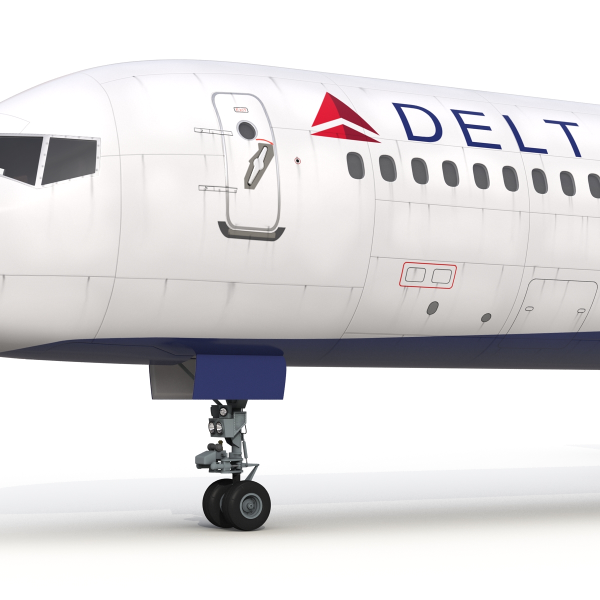 3D model Boeing 757 300 Delta Air Lines