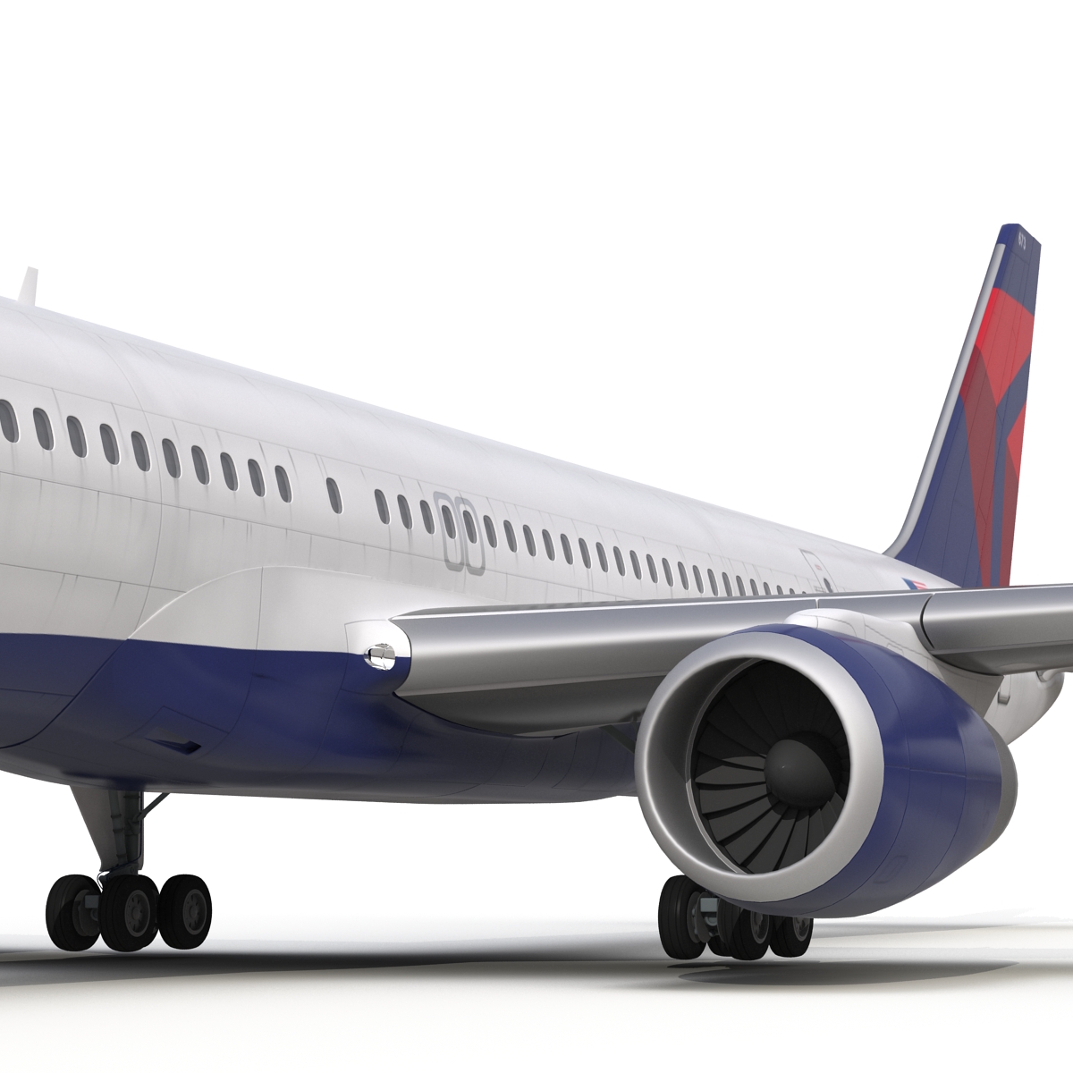 3D model Boeing 757 300 Delta Air Lines