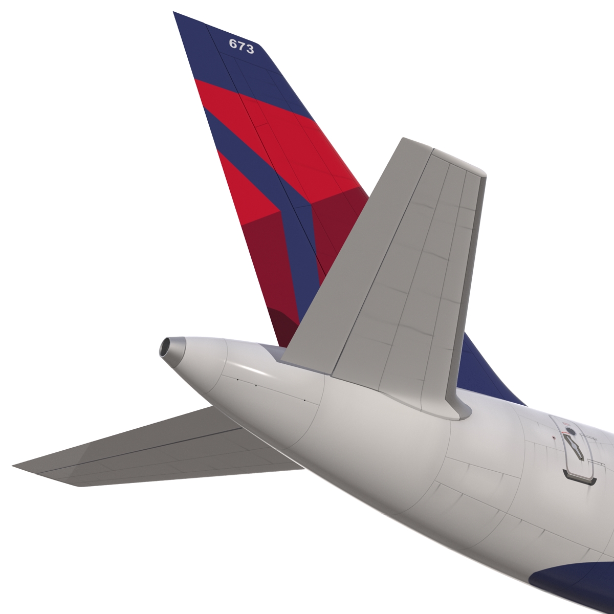 3D model Boeing 757 300 Delta Air Lines