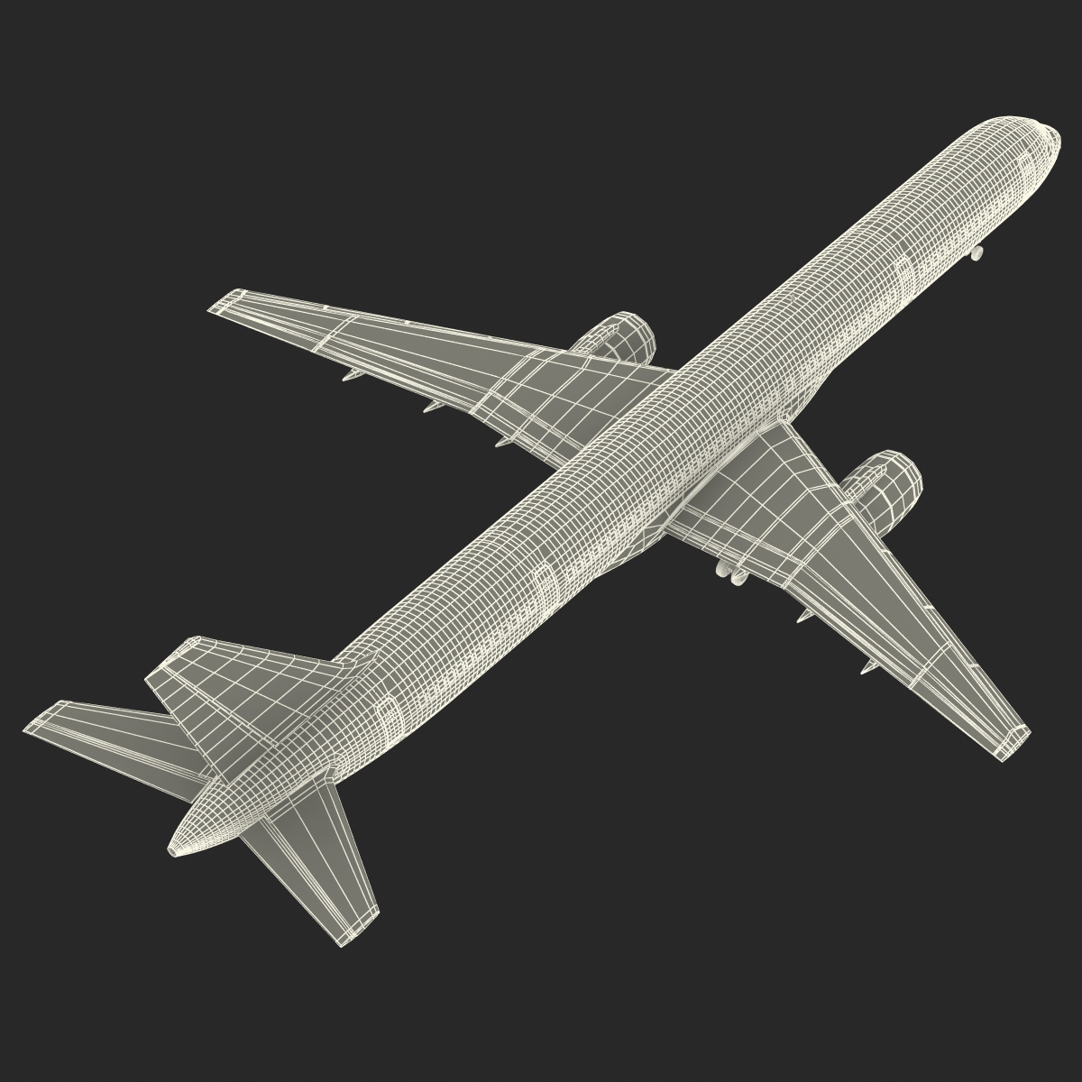 3D model Boeing 757 300 Delta Air Lines