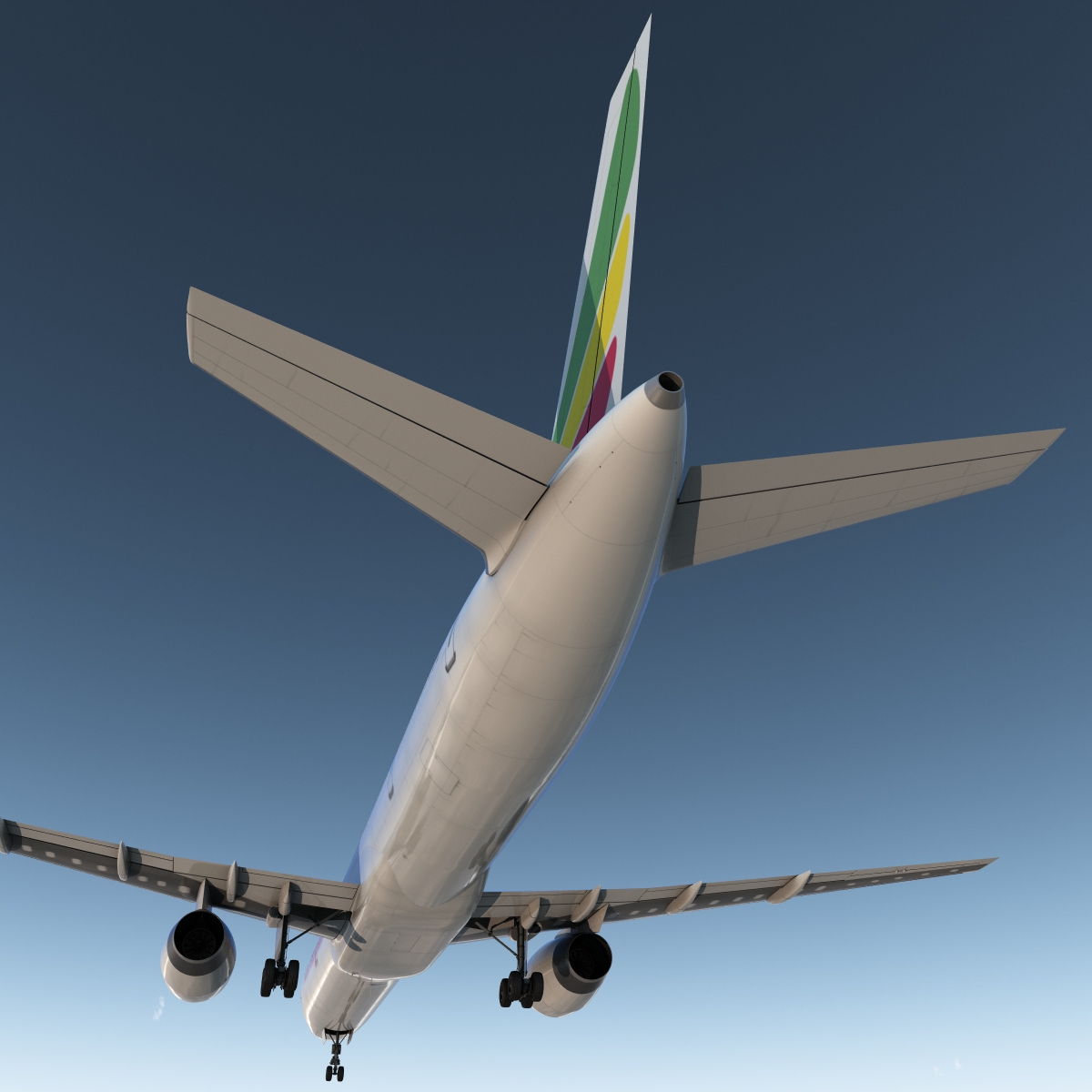 3D Boeing 757 300 Ethiopian Airlines model