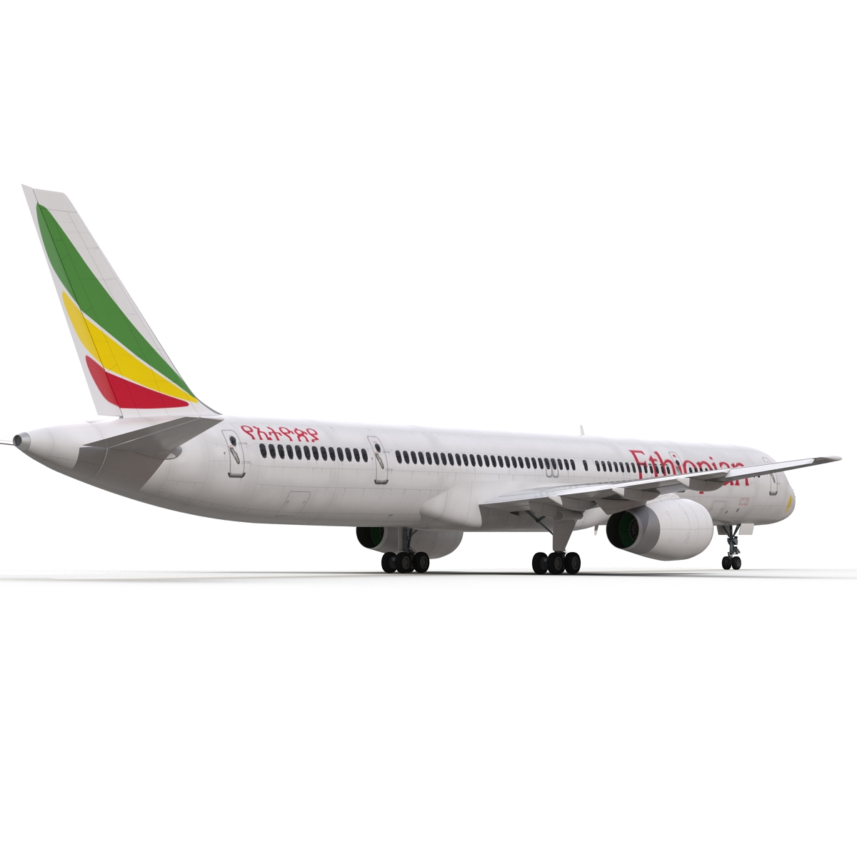 3D Boeing 757 300 Ethiopian Airlines model