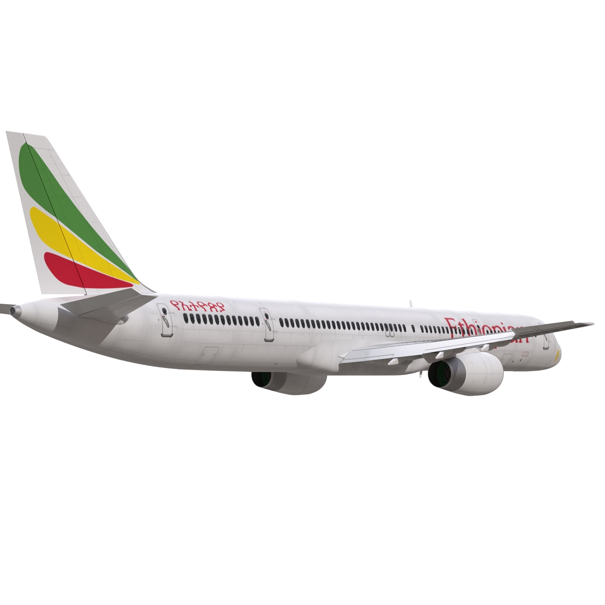 3D Boeing 757 300 Ethiopian Airlines model