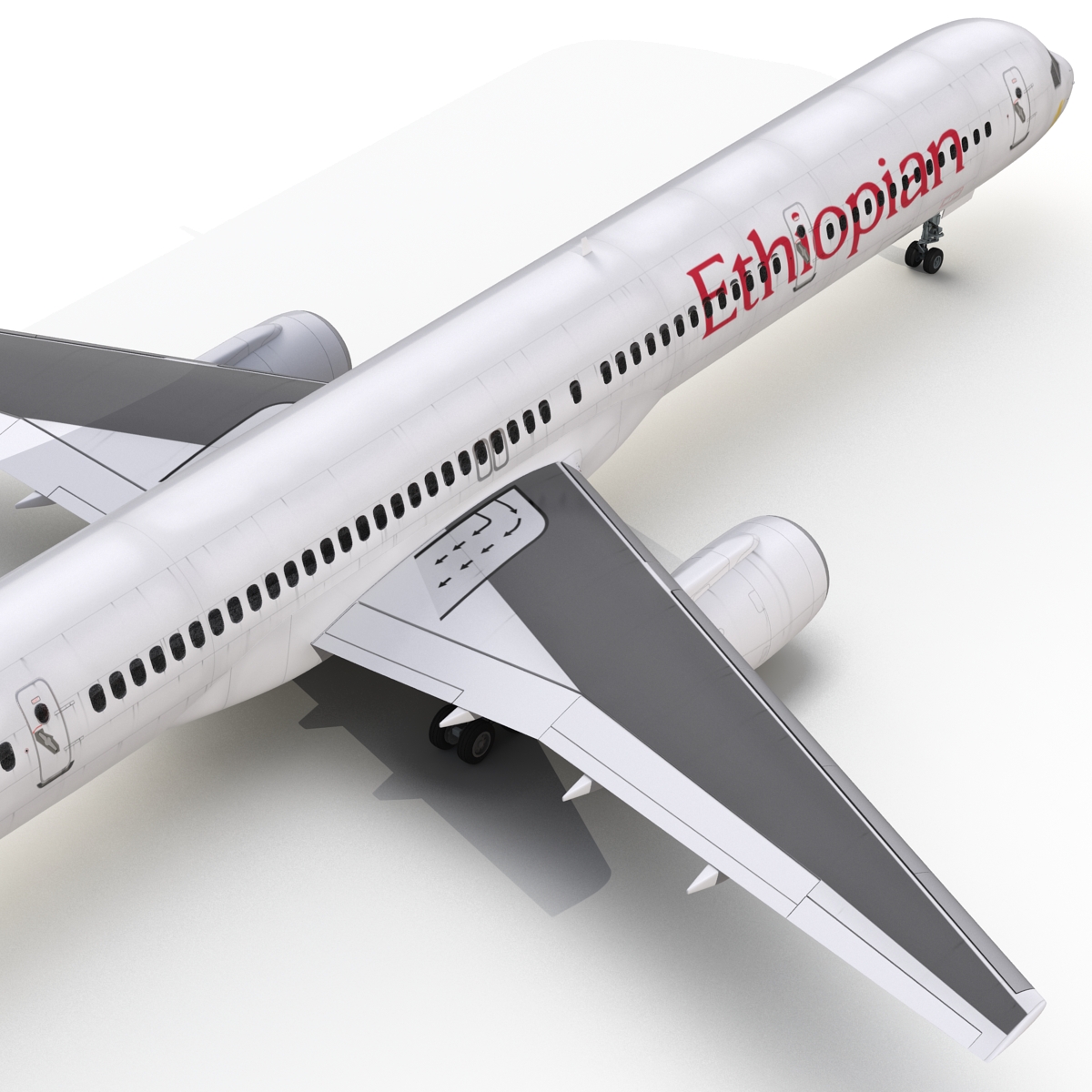 3D Boeing 757 300 Ethiopian Airlines model