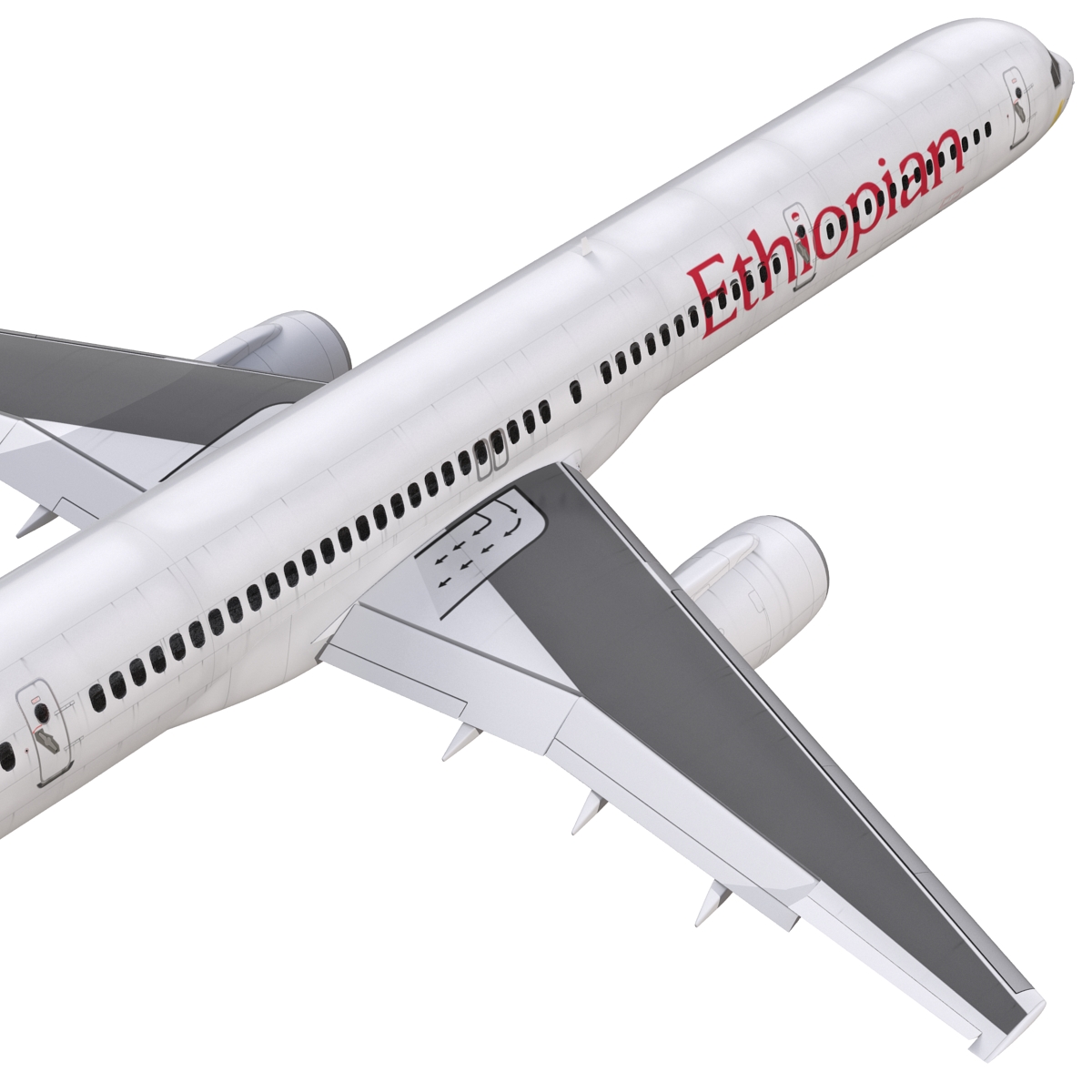 3D Boeing 757 300 Ethiopian Airlines model