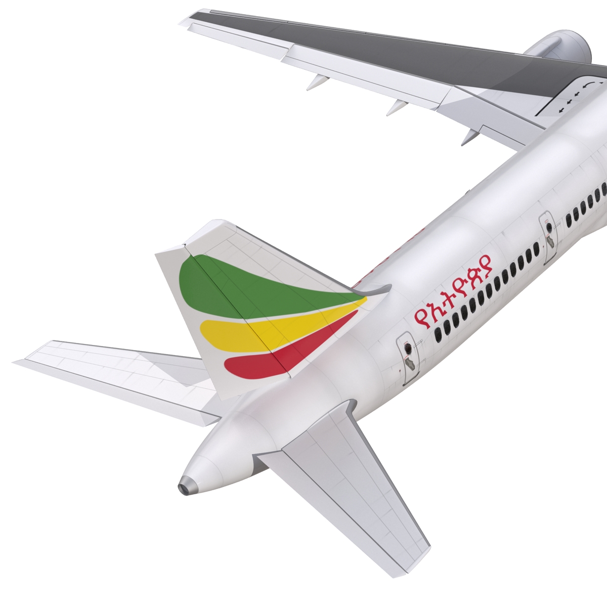 3D Boeing 757 300 Ethiopian Airlines model